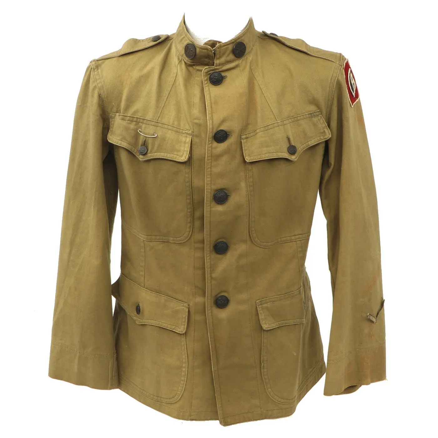 Original U.S. WWI 82nd All American Division M1912 Summer Field Uniform