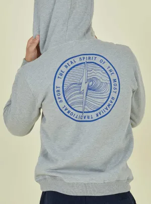 REGULAR HOODIE WITH FRONT AND BACK PRINT