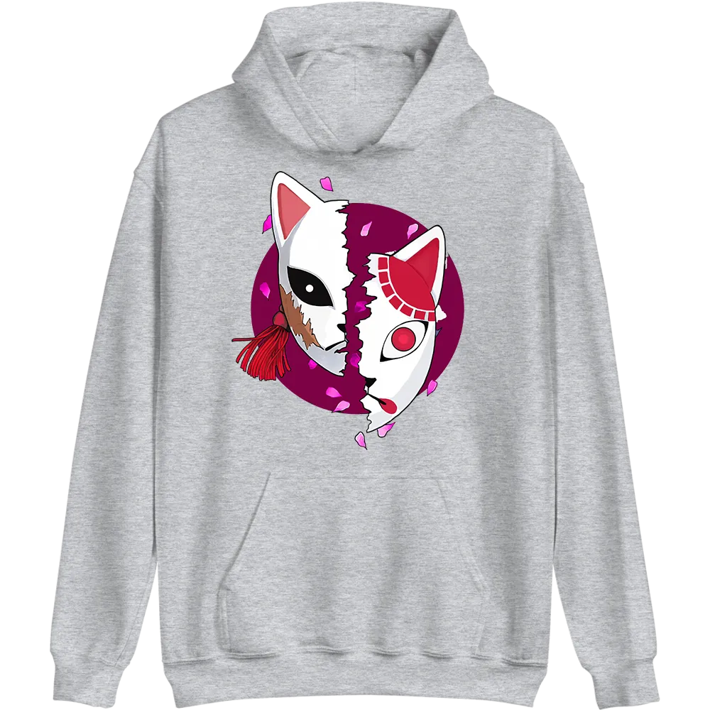 Sabito and Tanjiro Mask Demon Slayer Hoodie