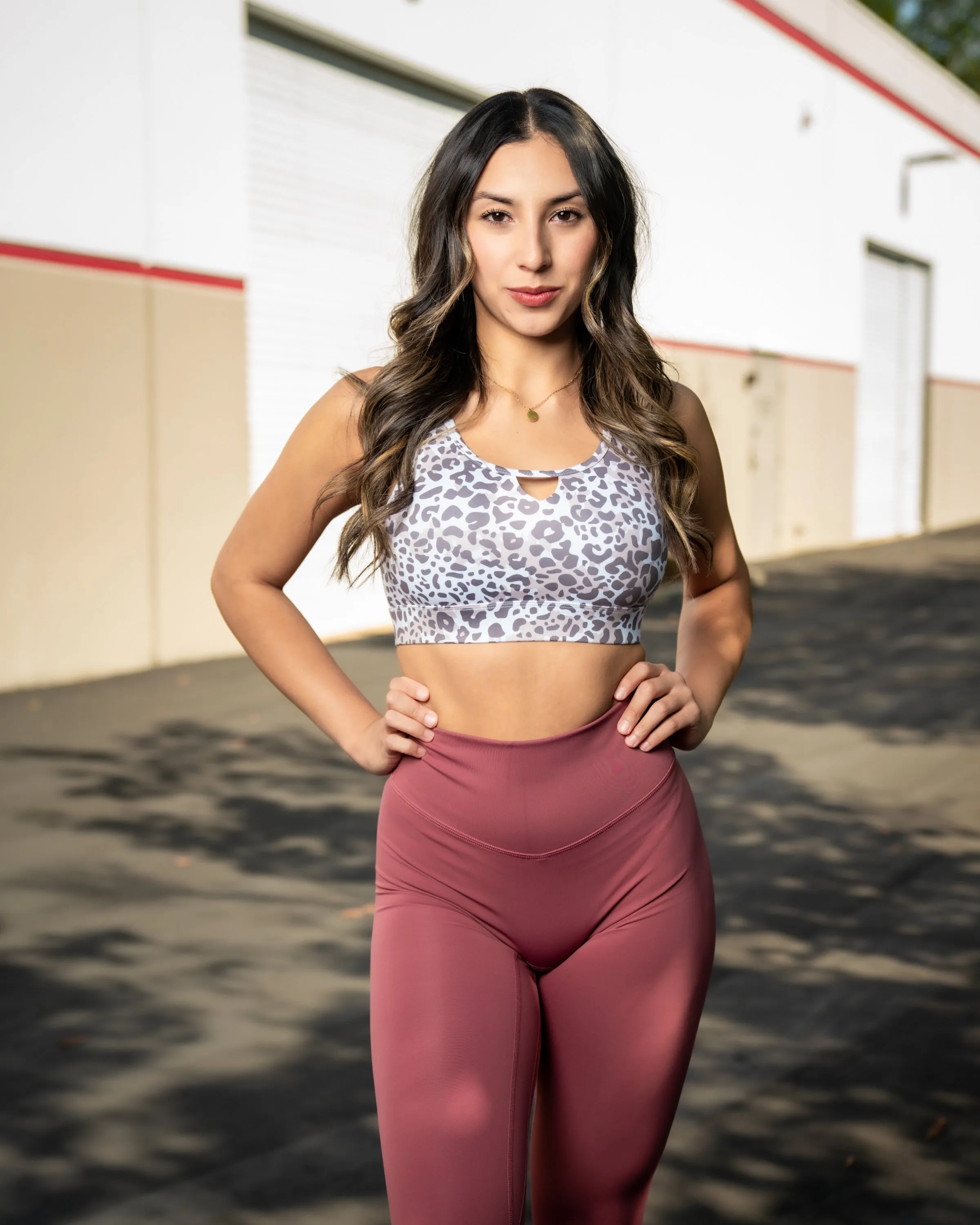 Savannah Leopard Sports Bra