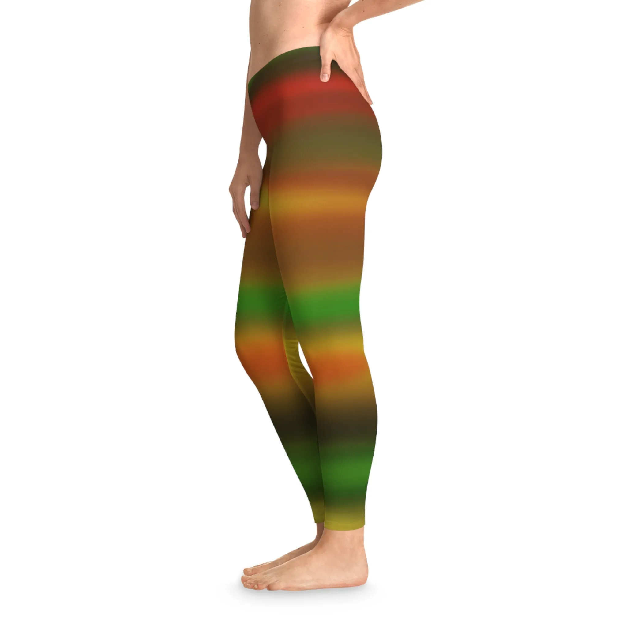 Smug colors Stretchy Leggings (AOP)