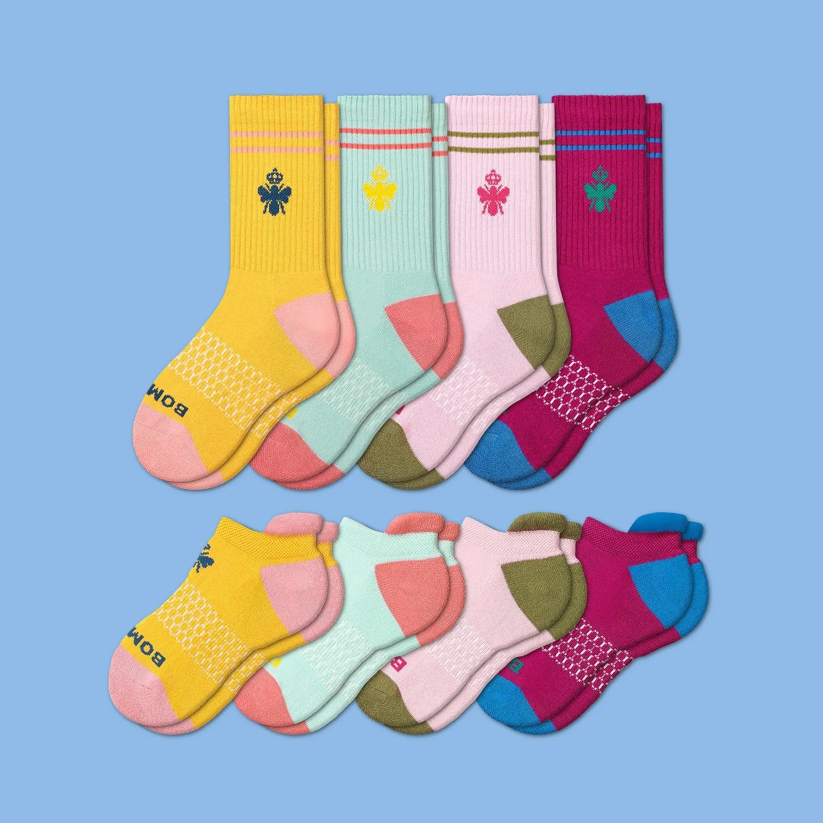 Youth Originals Calf & Ankle Sock 8-Pack