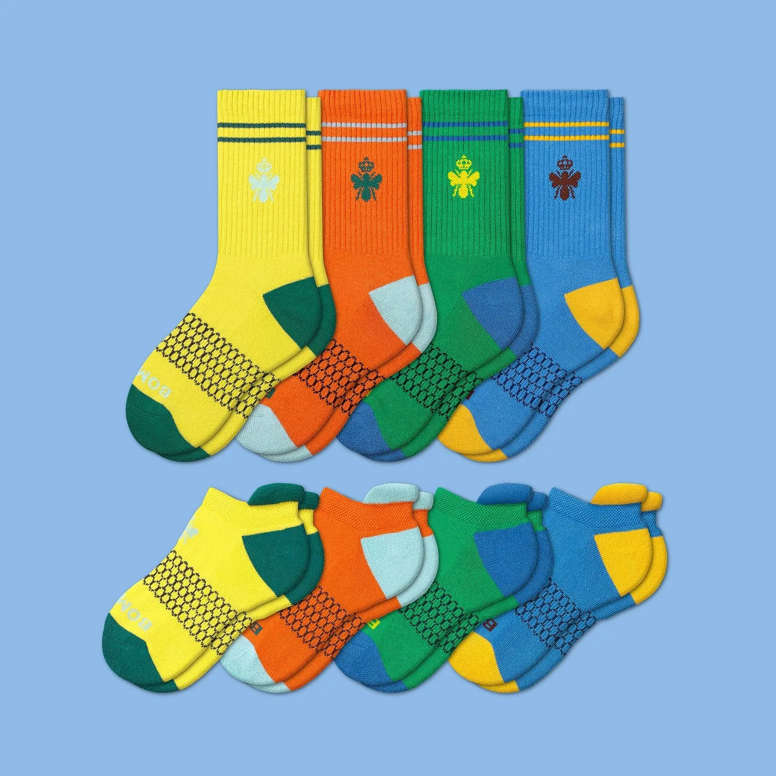 Youth Originals Calf & Ankle Sock 8-Pack