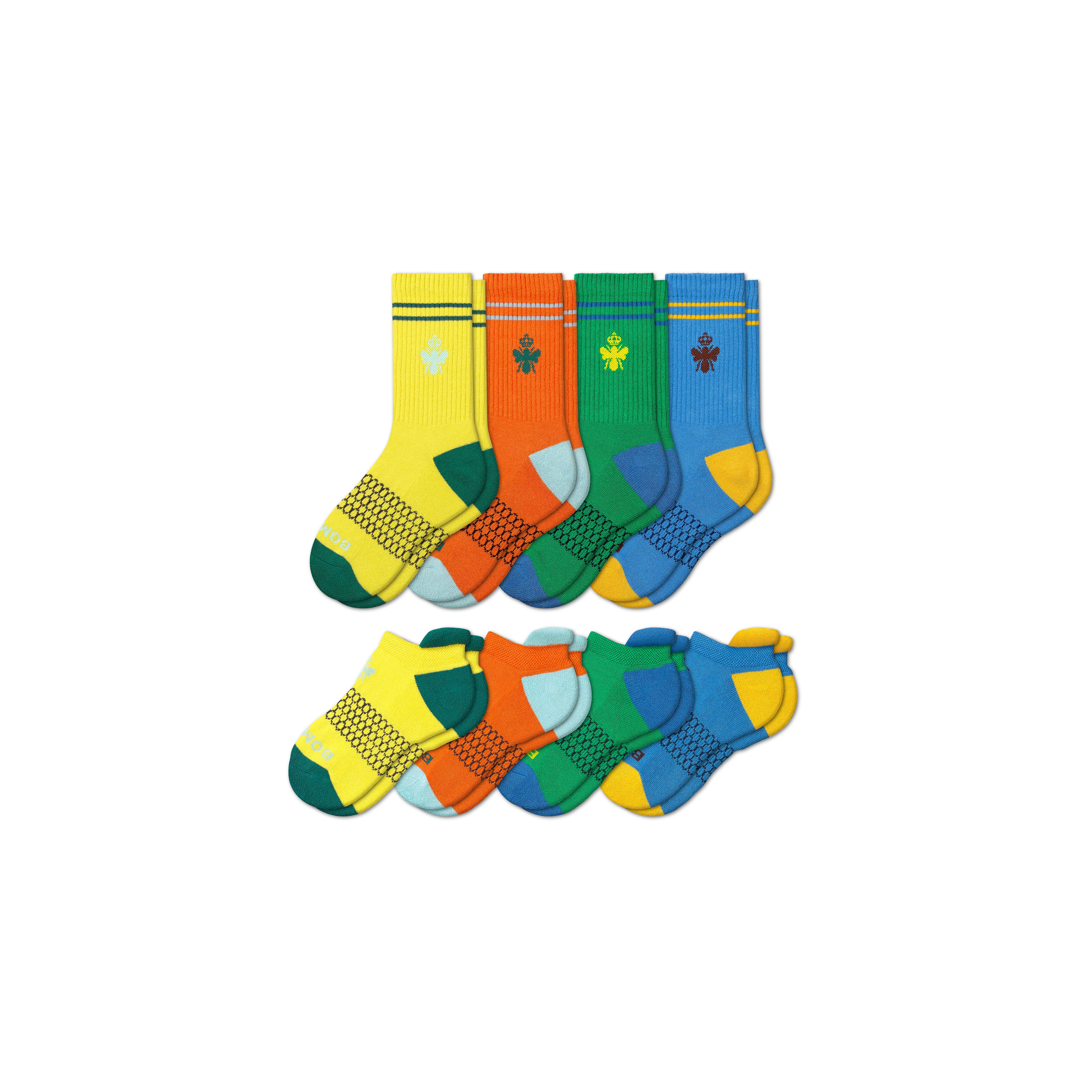 Youth Originals Calf & Ankle Sock 8-Pack