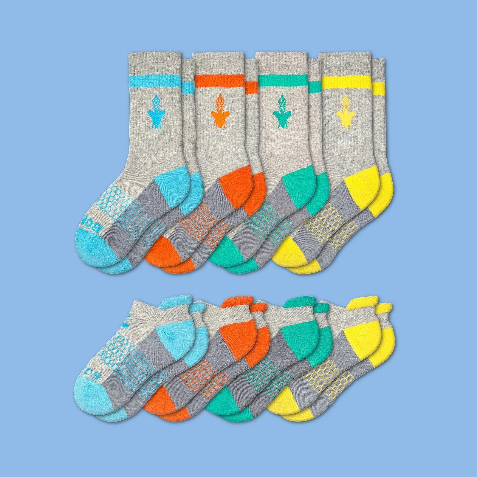 Youth Originals Calf & Ankle Sock 8-Pack