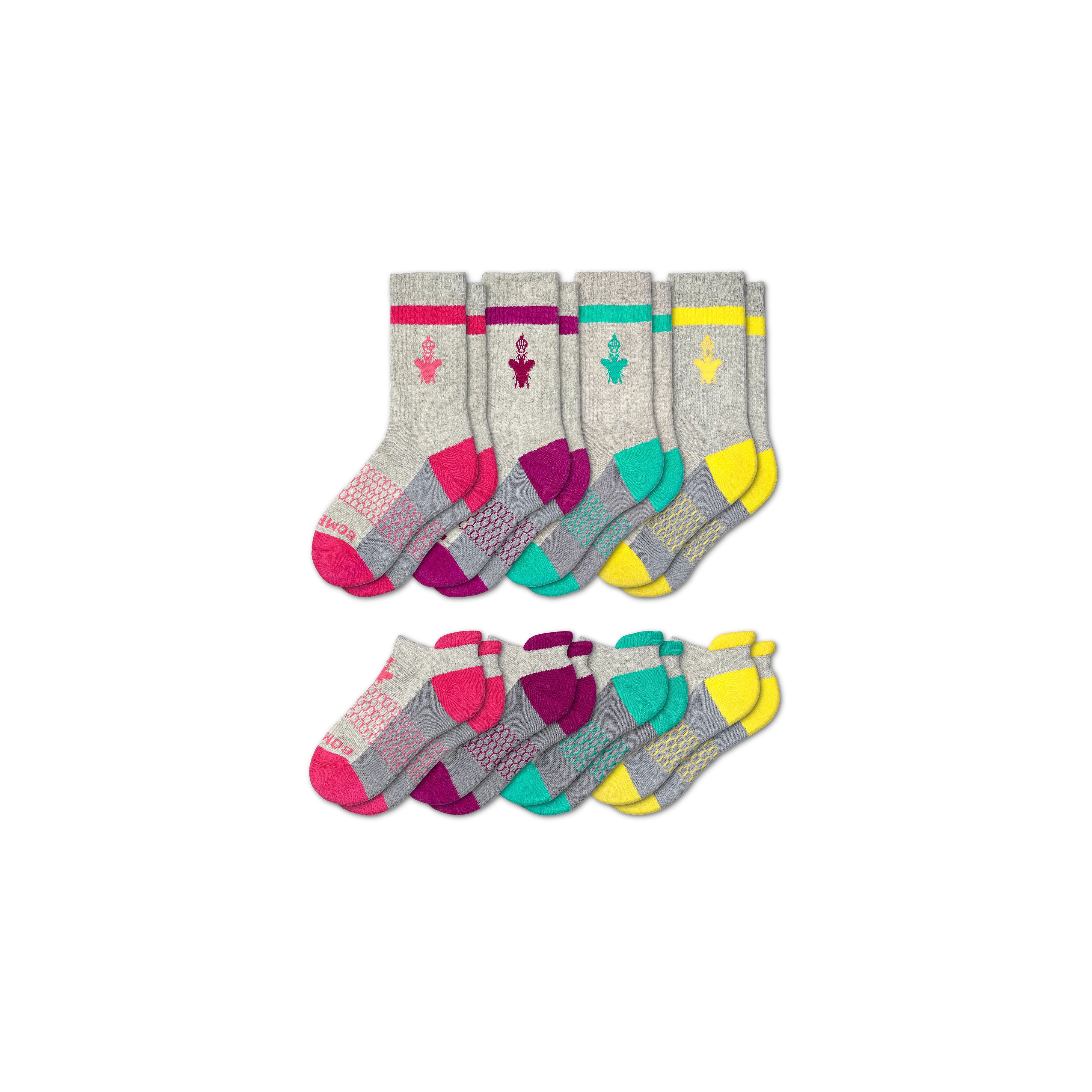 Youth Originals Calf & Ankle Sock 8-Pack